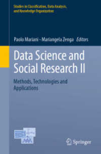 Data Science and Social Research II : Methods, Technologies and Applications (Studies in Classification, Data Analysis, and Knowledge Organization)