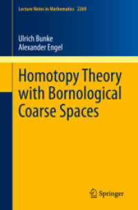 Homotopy Theory with Bornological Coarse Spaces (Lecture Notes in Mathematics)