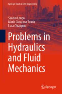 水文学・流体力学問題集（テキスト）<br>Problems in Hydraulics and Fluid Mechanics (Springer Tracts in Civil Engineering)