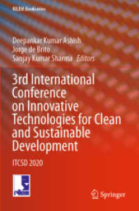 3rd International Conference on Innovative Technologies for Clean and Sustainable Development : ITCSD 2020 (Rilem Bookseries)