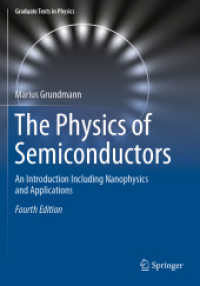 半導体物理学入門（テキスト・第４版）<br>The Physics of Semiconductors : An Introduction Including Nanophysics and Applications (Graduate Texts in Physics) （4TH）