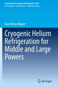 Cryogenic Helium Refrigeration for Middle and Large Powers (International Cryogenics Monograph Series)