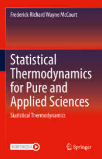 Statistical Thermodynamics for Pure and Applied Sciences : Statistical Thermodynamics