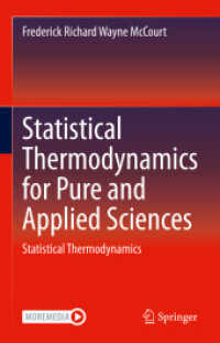 Statistical Thermodynamics for Pure and Applied Sciences : Statistical Thermodynamics （2021）