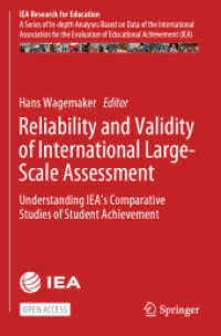 Reliability and Validity of International Large-Scale Assessment : Understanding IEA's Comparative Studies of Student Achievement (Iea Research for Education)