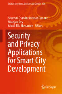 Security and Privacy Applications for Smart City Development (Studies in Systems, Decision and Control)