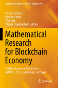 Mathematical Research for Blockchain Economy : 2nd International Conference MARBLE 2020, Vilamoura, Portugal (Springer Proceedings in Business and Economics)