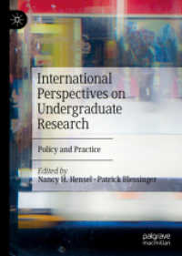 学部生の研究体験：政策と実践の国際的視座<br>International Perspectives on Undergraduate Research : Policy and Practice