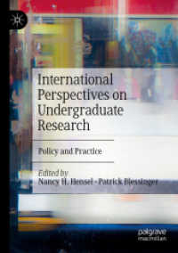 International Perspectives on Undergraduate Research : Policy and Practice