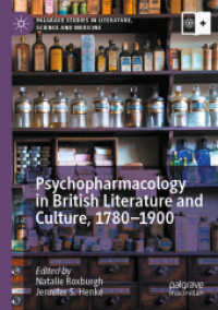 Psychopharmacology in British Literature and Culture, 1780-1900 (Palgrave Studies in Literature, Science and Medicine)