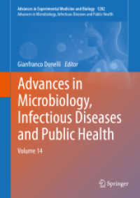 Advances in Microbiology, Infectious Diseases and Public Health : Volume 14 (Advances in Experimental Medicine and Biology) （2020）