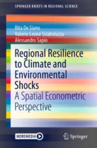 Regional Resilience to Climate and Environmental Shocks : A Spatial Econometric Perspective (Springerbriefs in Regional Science)