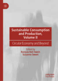 Sustainable Consumption and Production, Volume II : Circular Economy and Beyond （2021）