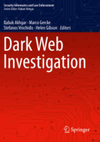 Dark Web Investigation (Security Informatics and Law Enforcement) （2021）