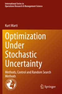 Optimization under Stochastic Uncertainty : Methods, Control and Random Search Methods (International Series in Operations Research & Management Science)