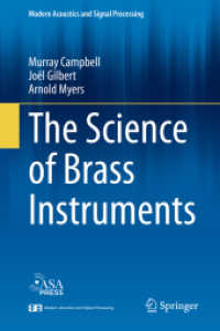 金管楽器の科学<br>The Science of Brass Instruments (Modern Acoustics and Signal Processing)