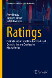 Ratings : Critical Analysis and New Approaches of Quantitative and Qualitative Methodology (Contributions to Finance and Accounting)
