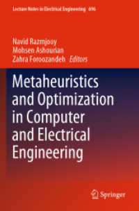 Metaheuristics and Optimization in Computer and Electrical Engineering (Lecture Notes in Electrical Engineering) （2021）