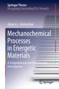 Mechanochemical Processes in Energetic Materials : A Computational and Experimental Investigation (Springer Theses)