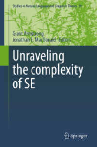 Unraveling the complexity of SE (Studies in Natural Language and Linguistic Theory)