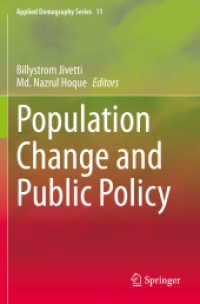 Population Change and Public Policy (Applied Demography Series)
