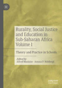 Rurality, Social Justice and Education in Sub-Saharan Africa Volume I : Theory and Practice in Schools