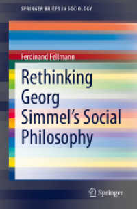 Rethinking Georg Simmel's Social Philosophy (Springerbriefs in Sociology)
