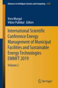 International Scientific Conference Energy Management of Municipal Facilities and Sustainable Energy Technologies EMMFT 2019 : Volume 2 (Advances in Intelligent Systems and Computing)
