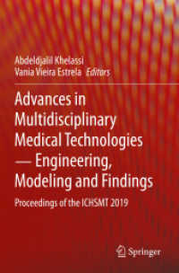 Advances in Multidisciplinary Medical Technologies -- Engineering, Modeling and Findings : Proceedings of the ICHSMT 2019