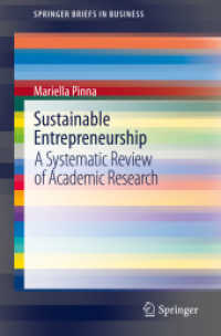 Sustainable Entrepreneurship : A Systematic Review of Academic Research (Springerbriefs in Business)