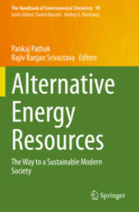 Alternative Energy Resources : The Way to a Sustainable Modern Society (The Handbook of Environmental Chemistry)