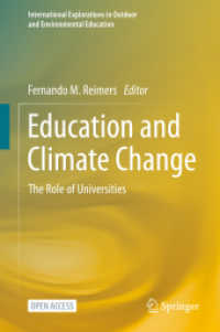 Education and Climate Change : The Role of Universities (International Explorations in Outdoor and Environmental Education)