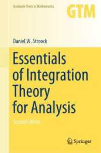Essentials of Integration Theory for Analysis (Graduate Texts in Mathematics) （2ND）