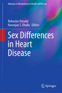 Sex Differences in Heart Disease (Advances in Biochemistry in Health and Disease)