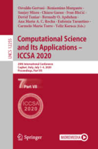 Computational Science and Its Applications - ICCSA 2020 : 20th International Conference, Cagliari, Italy, July 1-4, 2020, Proceedings, Part VII (Theoretical Computer Science and General Issues)