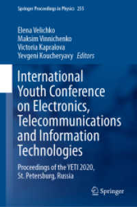 International Youth Conference on Electronics, Telecommunications and Information Technologies : Proceedings of the YETI 2020, St. Petersburg, Russia (Springer Proceedings in Physics)