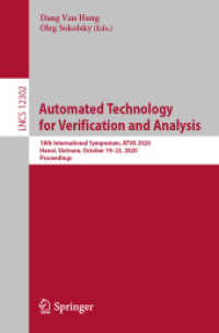 Automated Technology for Verification and Analysis : 18th International Symposium, ATVA 2020, Hanoi, Vietnam, October 19-23, 2020, Proceedings (Lecture Notes in Computer Science)