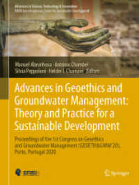 Advances in Geoethics and Groundwater Management : Theory and Practice for a Sustainable Development : Proceedings of the 1st Congress on Geoethics and Groundwater Management (GEOETH&GWM'20), Porto, Portugal 2020 (Advances in Science, Technology & In