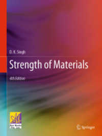 材料強度（テキスト・第４版）<br>Strength of Materials （4. Aufl. 2020. xxvii, 905 S. XXVII, 905 p. 576 illus. 279 mm）