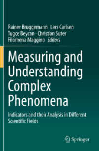 Measuring and Understanding Complex Phenomena : Indicators and their Analysis in Different Scientific Fields
