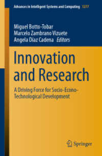 Innovation and Research : A Driving Force for Socio-Econo-Technological Development (Advances in Intelligent Systems and Computing)