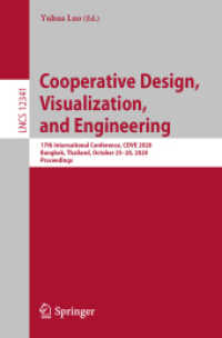 Cooperative Design, Visualization, and Engineering : 17th International Conference, CDVE 2020, Bangkok, Thailand, October 25-28, 2020, Proceedings (Lecture Notes in Computer Science)