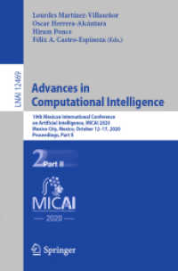 Advances in Computational Intelligence : 19th Mexican International Conference on Artificial Intelligence, MICAI 2020, Mexico City, Mexico, October 12-17, 2020, Proceedings, Part II (Lecture Notes in Computer Science)