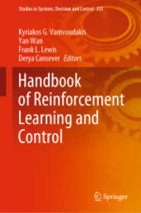 強化学習と制御ハンドブック<br>Handbook of Reinforcement Learning and Control (Studies in Systems, Decision and Control)