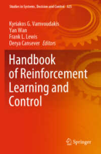 強化学習と制御ハンドブック<br>Handbook of Reinforcement Learning and Control (Studies in Systems, Decision and Control)