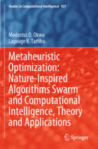Metaheuristic Optimization: Nature-Inspired Algorithms Swarm and Computational Intelligence, Theory and Applications (Studies in Computational Intelligence)