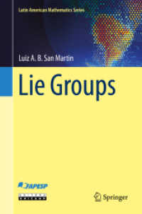 リー群（テキスト）<br>Lie Groups (Latin American Mathematics Series)