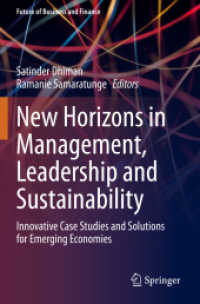 New Horizons in Management, Leadership and Sustainability : Innovative Case Studies and Solutions for Emerging Economies (Future of Business and Finance)