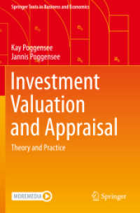 Investment Valuation and Appraisal : Theory and Practice (Springer Texts in Business and Economics)