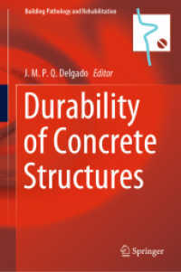 Durability of Concrete Structures (Building Pathology and Rehabilitation)